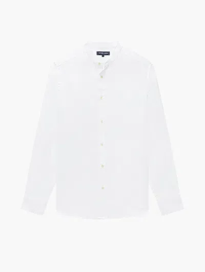 Frescobol Carioca Jorge Linen Shirt In White