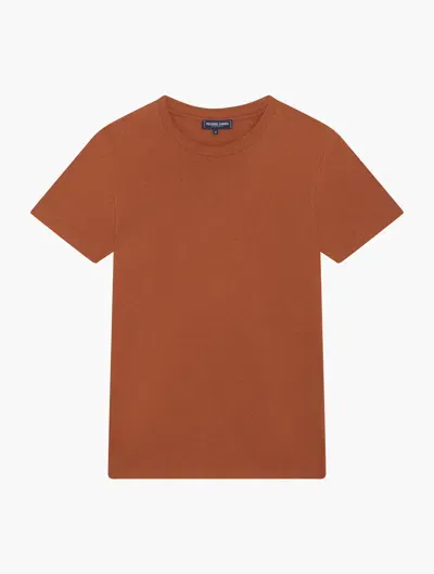 Frescobol Carioca Lucio T-shirt In Silk Brown