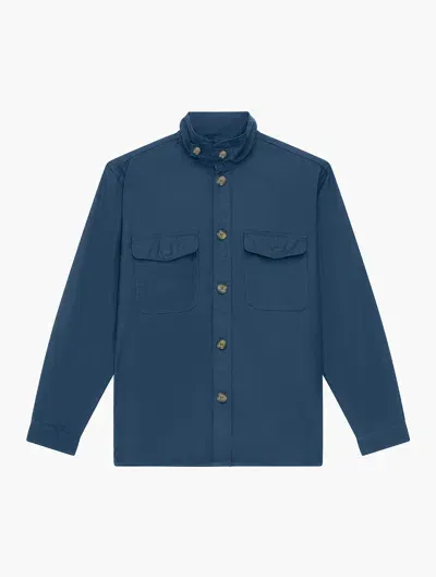 Frescobol Carioca Nuno Linen Jacket In Navy