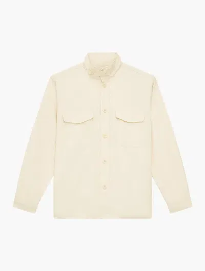 Frescobol Carioca Nuno Linen Jacket In Yellow Haze