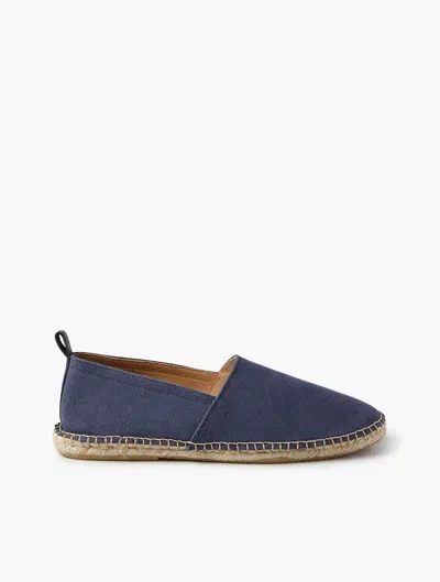 Frescobol Carioca Row Helio Canvas Espadrilles In Navy-blue