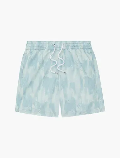 Frescobol Carioca Seascape Board Swim Shorts In Seafoam