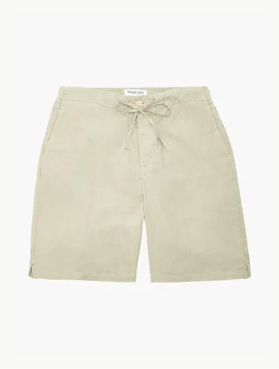 Frescobol Carioca Sergio Shorts In Pale Olive