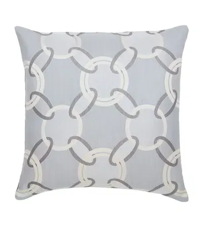 Frette Chains Cushion Cover In Gray