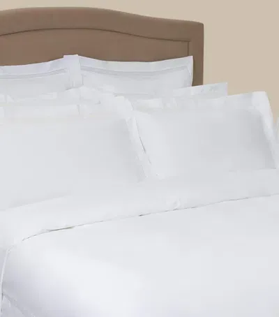 Frette Doppio Ajour Oxford Pillowcase In White