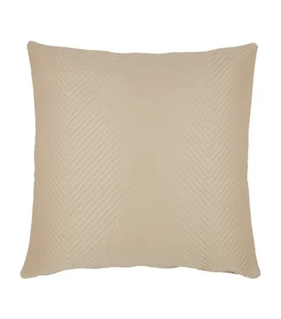 Frette Herringbone Cushion Cover In Neutral