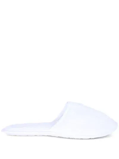 Frette Terry Slippers In White