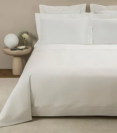 Frette Triplo Bourdon King Xl Duvet Cover In White