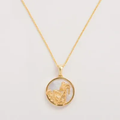 Freya Rose Zodiac Necklace In Gold