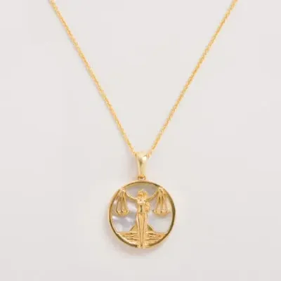 Freya Rose Zodiac Necklace In Gold