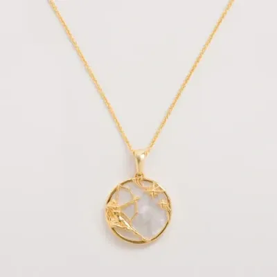 Freya Rose Zodiac Necklace In Gold