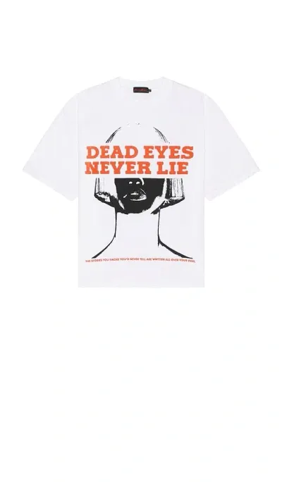 Funeral Apparel Dead Eyes T-shirt In White