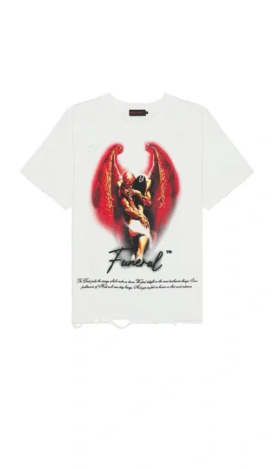 Funeral Apparel Forbidden T-shirt In 白色