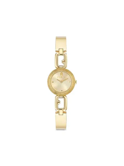 Furla Arco Chain Watch In Gold