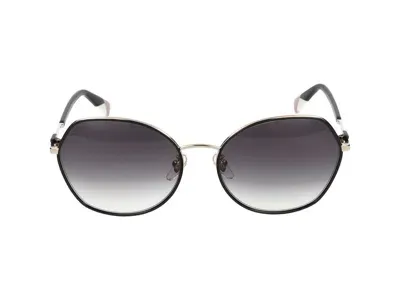 Furla Butterfly Frame Sunglasses In Black