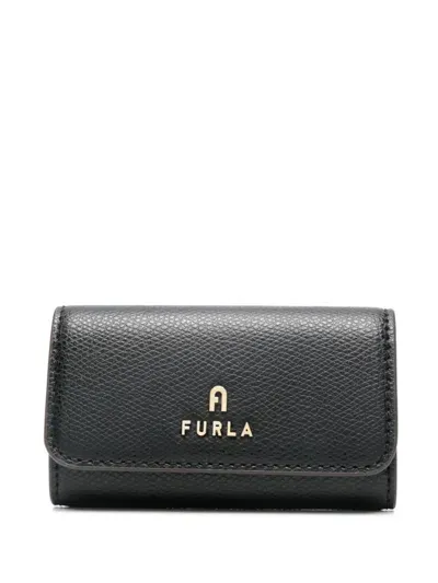 Furla Camelia Key Case In Black