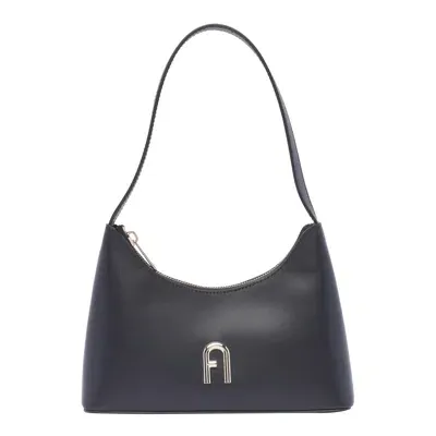 Furla Black Mini Diamond Leather Bag