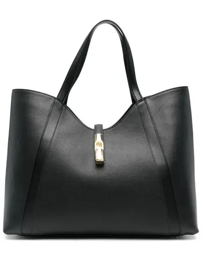 Furla Drop Xl Hobo Bags In Black