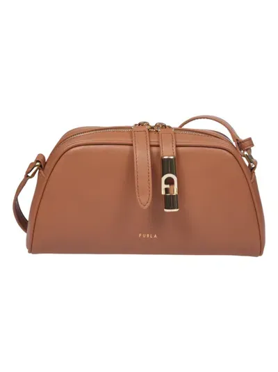 Furla Goccia Bag In Brown