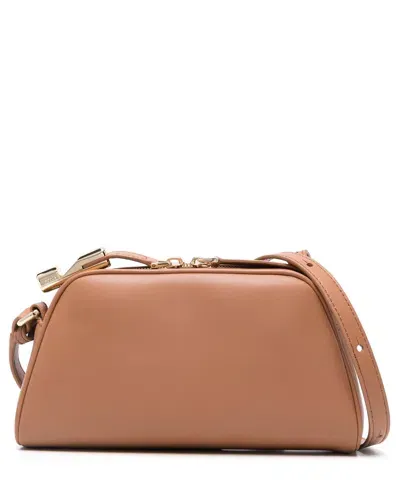 Furla Goccia Shoulder Bag In Brown