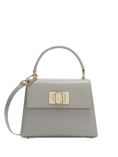 Furla Mini 1927 Tote Bag In Grey