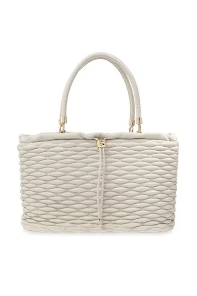 Furla Mionido L Tote Bag In White