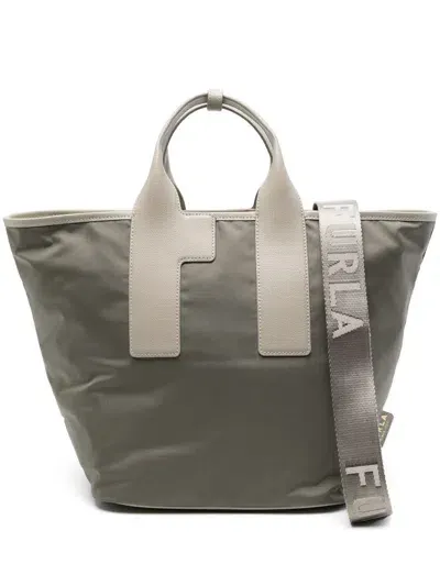 Furla Piuma L Tote Bags In 3183s Sage+vetiver+marmo C