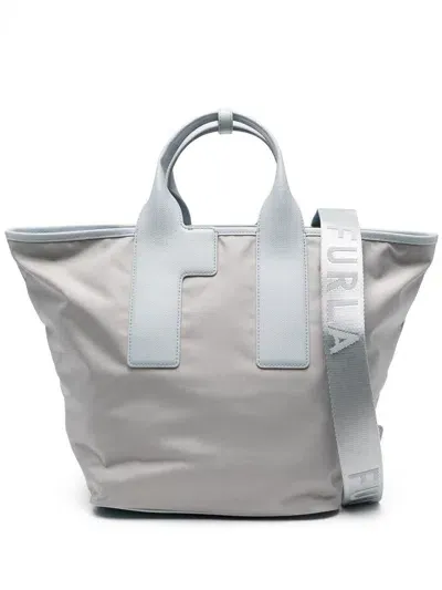 Furla Piuma L Tote Bags In 3324s Cenere+celestial+artemisia