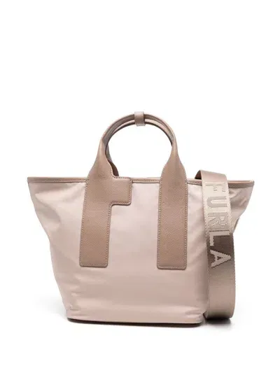 Furla Piuma M Tote Bags In 3178s Ballerina I+alba+greige