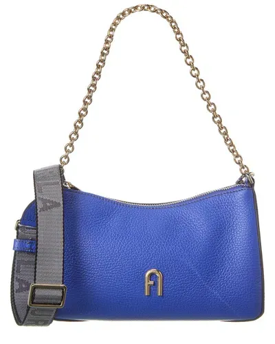 Furla Mini Primula Leather Crossbody Bag In Blue