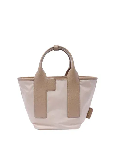 Furla Small Piuma Tote Bag In Beis