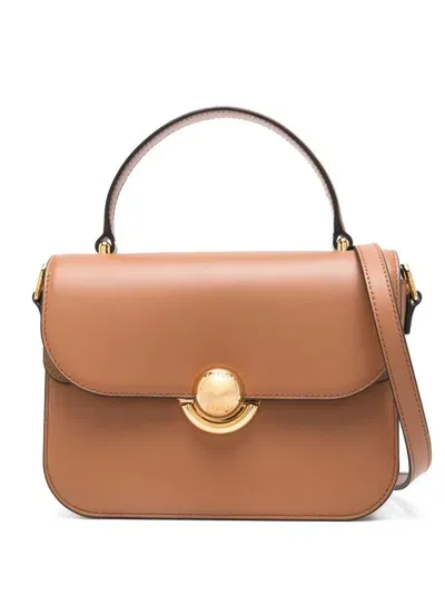 Furla Sphere Mini Top Handle Bags In Brown