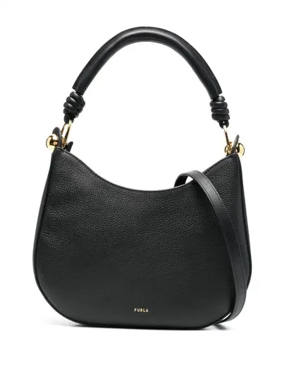 Furla Sphere S Hobo Bags In Black