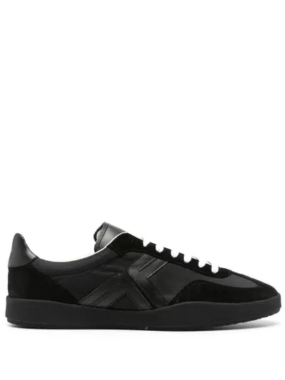 Fursac Logo-patch Sneakers In Black