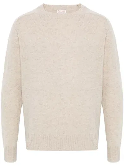 Fursac Mélange-effect Sweater In Metallic