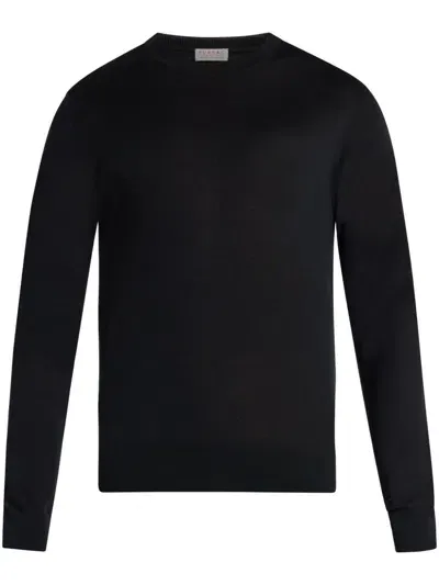 Fursac Merino-wool Jumper In Black