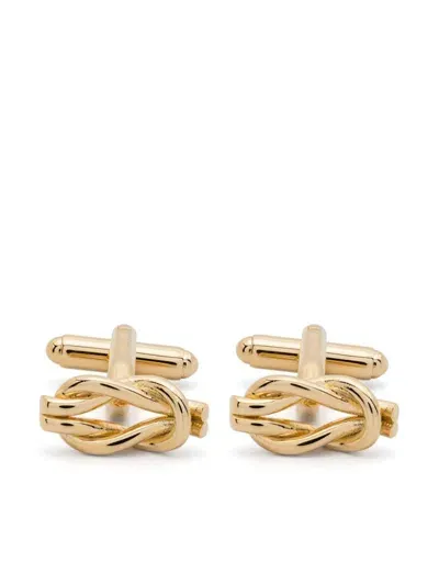 Fursac Twisted Cufflinks In Gold