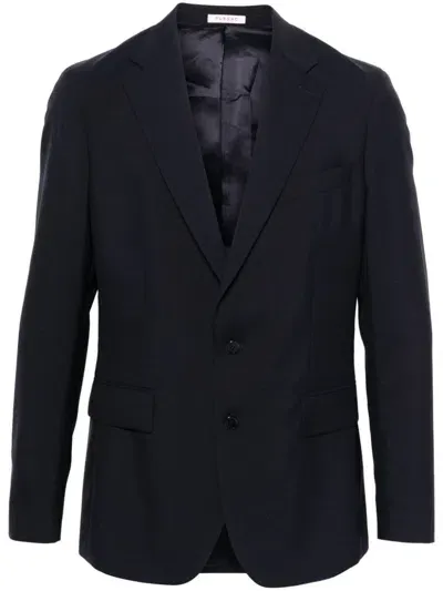 Fursac Virgin Wool Blazer In Blue