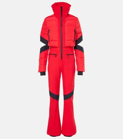 Fusalp Clarisse Paneled Ski Suit In Red