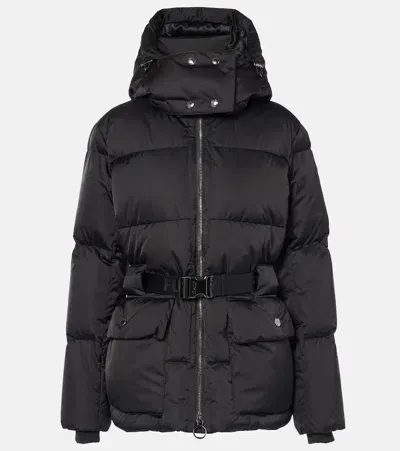 Fusalp Oria Down-paneled Satin Twill Ski Jacket In Black