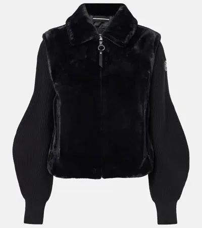 Fusalp Paige Velour Ski Jacket In Black