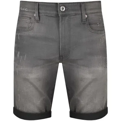 G-star G Star Raw 3301 Denim Shorts Grey