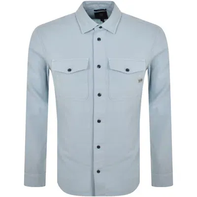 G-star G Star Raw Marine Slim Long Sleeved Shirt Blue