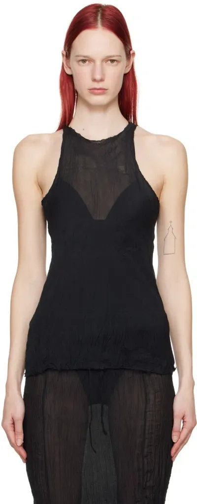 Gabriela Coll Garments Black No.73 Tank Top In 02 Black