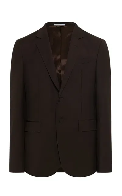 Gabriela Hearst Irving Jacket In Chocolate Sportswear Wool