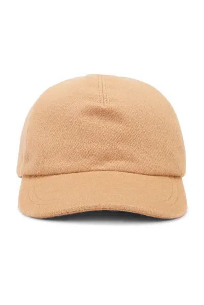 Gabriela Hearst Zed Baseball Hat In Camel