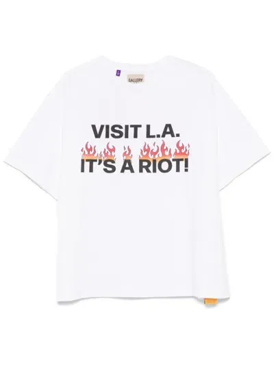 Gallery Dept. L.a. Riot T-shirt In White