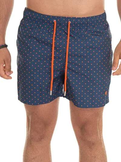 Gallo Boardshort In Blu-arancio