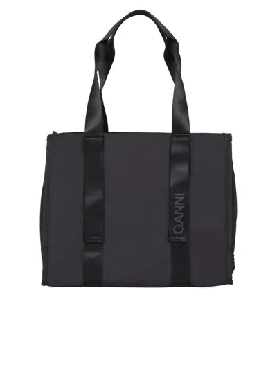 Ganni Tote Bags  Woman Color Black