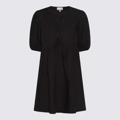 Ganni Black Cotton Dress